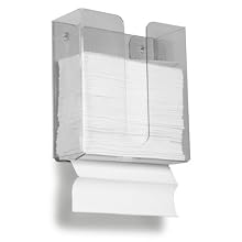 TrippNT 51906 PETG Dual-Dispensing Paper Towel Holder, 4.25" Length x 10.75" Width x 11.625" Height