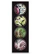 iPop Clicks gina + matt Natural 4-Pack Magnet Set