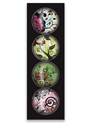 iPop Clicks gina + matt Natural 4-Pack Magnet Set