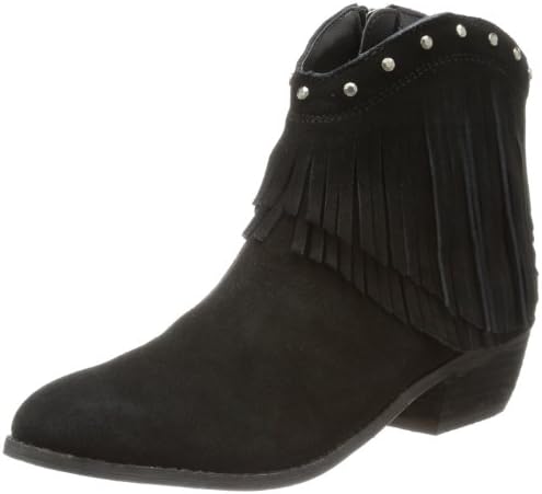 Minnetonka Women's Bandera Boot Black Suede 11 M US