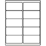 100 Sheet Pack 1000 Labels Total Standard Shipping Labels 4x2 compare to Avery 5163, 5263, 5523, 5923, 5963, 5978, 8163, 8463, 8663, 8763 laser inkjet