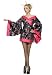 2PC Bamboo Kimono Sexy Holiday Party Costume (Medium-Black/Fuchsia)