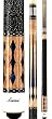 Natural Blue Luster Points Lucasi 58" Two-Point Pool Cue (18-21 oz) - Billiards Equipment