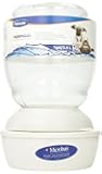 Petmate Replenish Pet Waterer with Microban, 1-Gallon, Pearl White