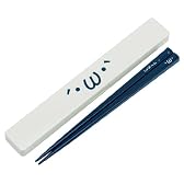 顔文字 スリム箸箱セット 18.0cm (しょぼーん) ABKS3