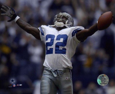 Emmitt Smith Dallas Cowboys 8x10 Photo (All-Time Rushing Yard Leader - #2 Celebration)