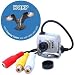 HQRP Wired Spy Hidden CCTV Security Surveillance Mini Color CMOS Camera Day Night Vision IR Infrared 3.6mm Pinhole Lens plus HQRP Coaster