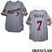 Joe Mauer Autographed/Hand Signed Authentic Twins Road Jersey