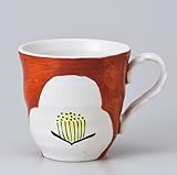 赤濃山茶花マグ 【マグカップ 美濃焼】