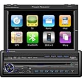 Power Acoustik PTID-8940NR Motorized Flip-Up Screen AM/FM DVD Receiver with New Graphics