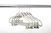 ULTRA-SLIM VELVET SUIT HANGERS W/PANT FINGER CLIPS - SET OF 5- Beige