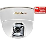 Brand New VideoSecu Hi Res 520TVL Mini Dome 1/3" Sony CCD Home Security Camera with Free Surveillance DeCal DM52S