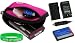 41GoopcKQgL. SL75  3n1 Neoprene Sleeve (Hot Pink) Case / NP 80 950mAh Li Ion Battery / AC DC Charger for Casio Exilim EX S8 Digital Camera Black