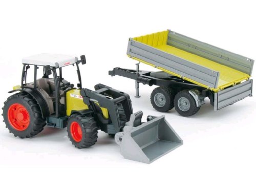 Bruder 01998 - Claas Nectis mit Frontlader und Bordwandanh&auml;nger Preisvergleich