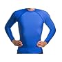 Beach Depot UPF 50+ Men's Long Sleeve Rash Guard Shirt - Royal Blue