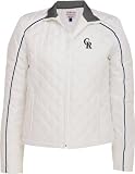 Colorado Rockies -Women's- White Quilted Jacket