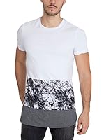 Mavi Camiseta Manga Corta Printed Long Tee (Blanco)