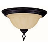 Capital 2214MBZ Traditional / Classic, Renaissance Bronze Close to Ceiling Light