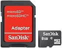 Sandisk - Carte Memoire MicroSD avec adaptateur- 8 Go