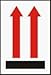 Adazon Inc. SL005 Up Arrows, Pictorial International Label, recognized by package han...