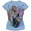 Trey Songz - Women's Splatter T-shirt (Heather Blue)