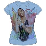Trey Songz - Women's Splatter T-shirt (Heather Blue)
