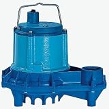 Little Giant 9EH-CIM, 4/10 HP, 70 GPM, 230V - Manual Submersible Sump Effluent Pump, 20' power cord