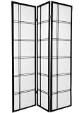 Best Deal Price Quality Room Dividers - 6ft. Japanese Style Double Cross Folding Shoji Floor Screen - 3, 4, 5, 6 Panels - 6 Colors