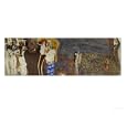 The Hostile Powers, the Titan Typhoeus, the Three Gorgons, Voluptiousness, Wantonness, Immoderation People Giclee Poster Print by Gustav Klimt, 16x12