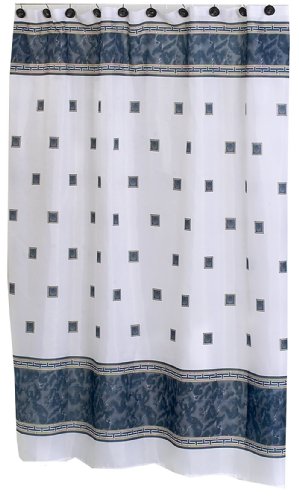 Carnation Home Fashions Windsor Curtain Black