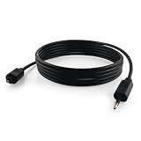 inspire 4PC 6FT 5.0mm TOSLINK to Mini Toslink Fiber Optic Toslink Digital Audio Optic Interface
