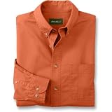 Long-Sleeve Solid Color Signature Twill Shirt