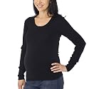 Liz Lange&reg; Maternity Crew Neck Cable Sweater - Black