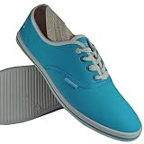 Firetrap Arrows Trainers Turquoise/White Womens Size