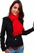 Handmade Scarf in Neon Red - 100% Knitted By Hand