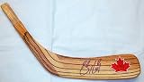 Sidney Crosby Autographed Team Canada Logo Stick Blade W/PROOF, Picture of Sidney Signing For Us, Pittsburgh Penguins, Stanley Cup Champions, Team Canada, Gold Medal
