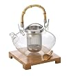 BonJour Zen 42-Oz. Glass Teapot with Stand & Scoop