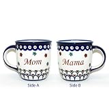 Polish Pottery 12oz Mug - MAMA, MOM