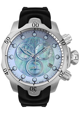 Men's Reserve Chronograph Black Rubber