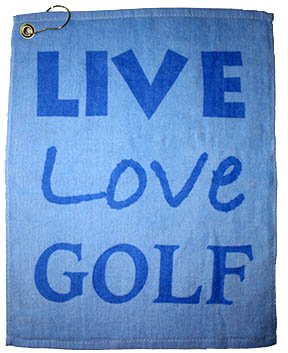 Giggle Golf Live Love Golf Towel