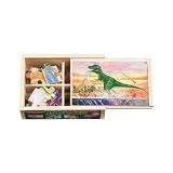 UPC 000772000246 product image for Dinosaurs - 4 x 12pc Jigsaw Puzzle By Melissa & Doug | upcitemdb.com