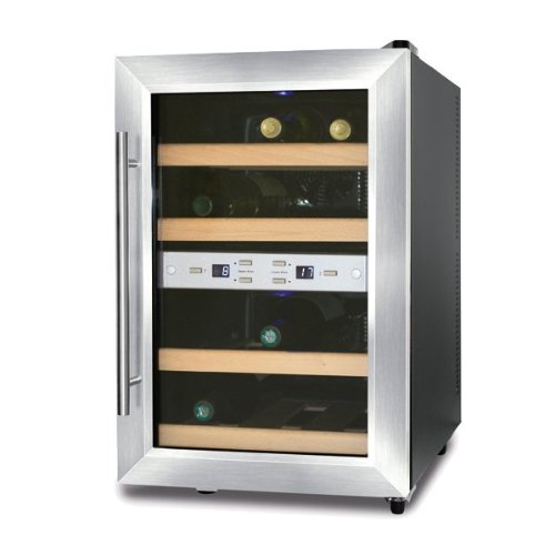 Caso Germany Wine Duett 12 Weink&uuml;hlschrank / D / 53 cm H&ouml;he / 360 kWh/Jahr / 12 Flaschen Preisvergleich