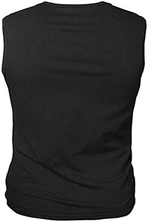 ZiHan Men's Punisher Skull Ghost Sleeveless Printing Vest Black