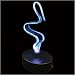 Mini Ribbon Electra Plasma Lamp - Blue/ Red
