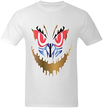 FantasyArtic Men's Scary Ghost Monster Faces Facial Makeeups T-Shirt - Awesome T-shirt US Size XS