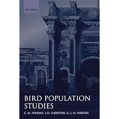 Bird Population Studies: Relevance to Conservation and Management (Oxford Ornithology Series)