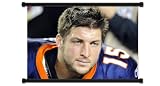 Tim Tebow Denver Broncos Quarterback Fabric Wall Scroll Poster (32" x 22") Inches