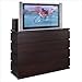 Prism TV Lift Cabinet in Dark wood