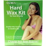 Andrea Hard Wax Kit For Face & Body