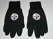 PITTSBURGH STEELERS Pair of Team Logo & Colors Sports UTILITY GLOVES (with No-Slip PVC Grip)